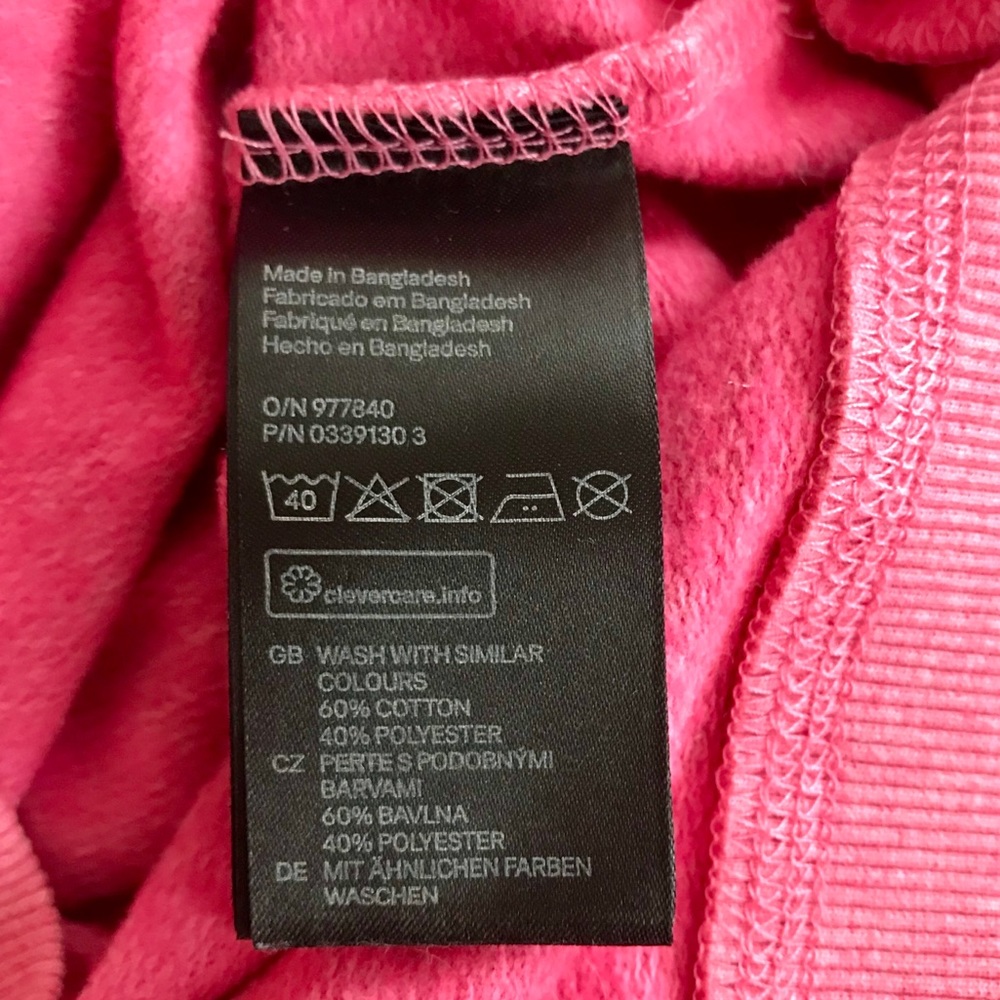 H&M Pink Lightening Bolt Sweatshirt - Picture 8 of 8